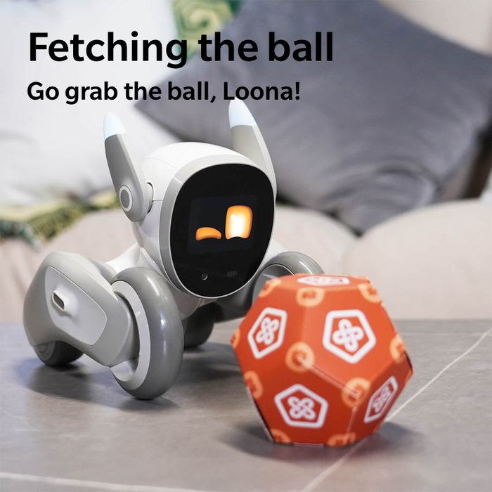 Loona Premium Smart Robot, Έξυπνο Ρομπότ Κατοικιδίου με AI και Σταθμό Φόρτισης, KEYi Tech